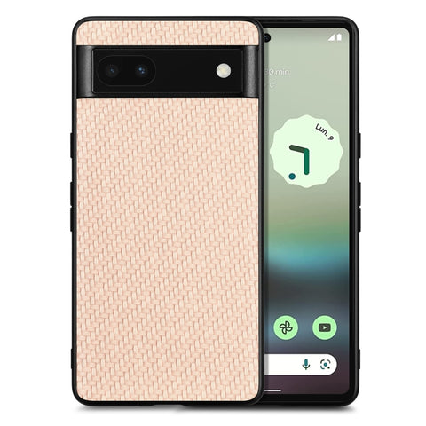 Carbon Fiber Texture Leather Back Cover Phone Case, For Google Pixel 11 Pro XL, For Google Pixel 11, For Google Pixel 11 Pro, For Google Pixel 10 Pro XL, For Google Pixel 9a, For Google Pixel 9 Pro XL, For Google Pixel 7a, For Google Pixel 6a          ...
