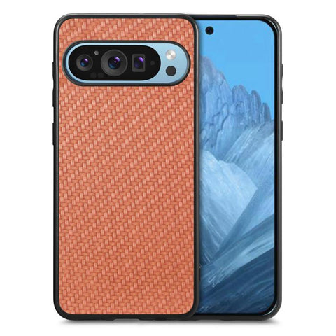 Carbon Fiber Texture Leather Back Cover Phone Case, For Google Pixel 11 Pro XL, For Google Pixel 11, For Google Pixel 11 Pro, For Google Pixel 10 Pro XL, For Google Pixel 9a, For Google Pixel 9 Pro XL, For Google Pixel 7a, For Google Pixel 6a          ...