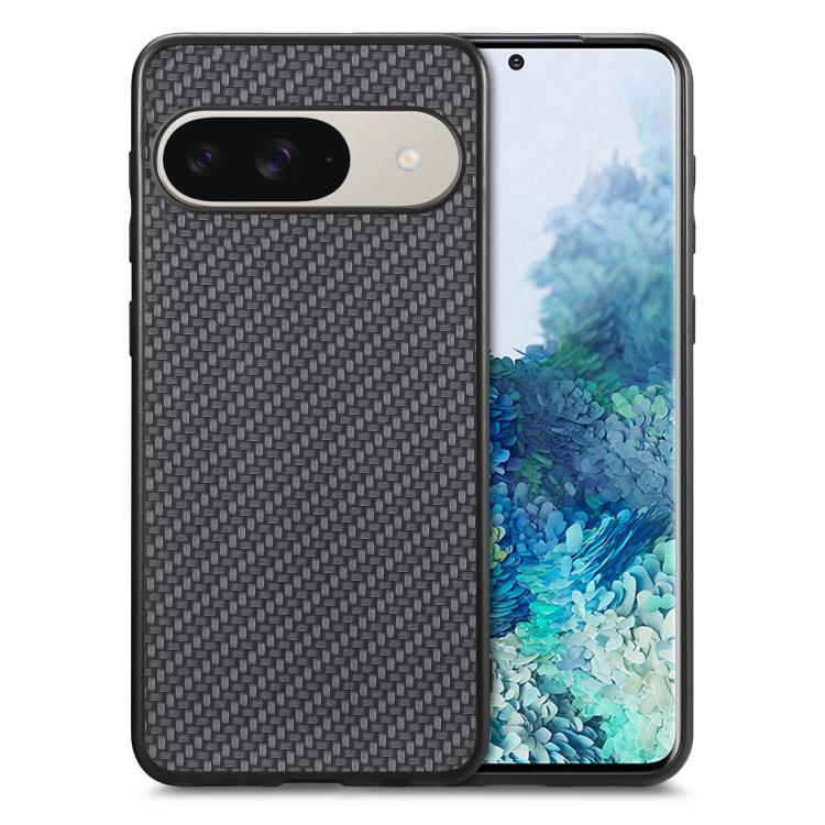 Carbon Fiber Texture Leather Back Cover Phone Case, For Google Pixel 11 Pro XL, For Google Pixel 11, For Google Pixel 11 Pro, For Google Pixel 10 Pro XL, For Google Pixel 9a, For Google Pixel 9 Pro XL, For Google Pixel 7a, For Google Pixel 6a          ...
