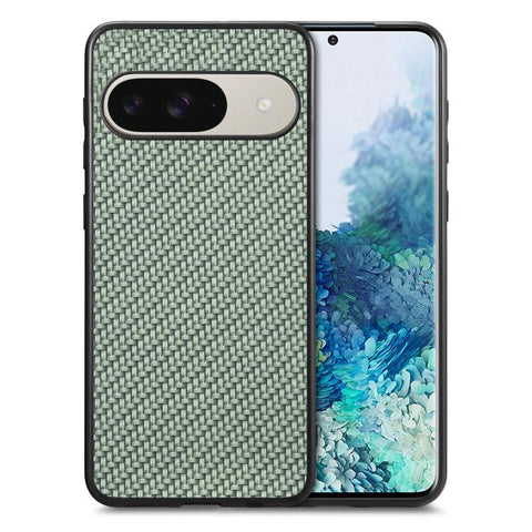 Carbon Fiber Texture Leather Back Cover Phone Case, For Google Pixel 11 Pro XL, For Google Pixel 11, For Google Pixel 11 Pro, For Google Pixel 10 Pro XL, For Google Pixel 9a, For Google Pixel 9 Pro XL, For Google Pixel 7a, For Google Pixel 6a          ...