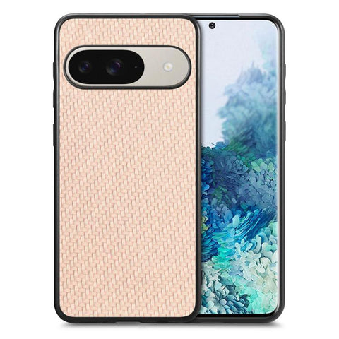 Carbon Fiber Texture Leather Back Cover Phone Case, For Google Pixel 11 Pro XL, For Google Pixel 11, For Google Pixel 11 Pro, For Google Pixel 10 Pro XL, For Google Pixel 9a, For Google Pixel 9 Pro XL, For Google Pixel 7a, For Google Pixel 6a          ...