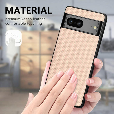Carbon Fiber Texture Leather Back Cover Phone Case, For Google Pixel 11 Pro XL, For Google Pixel 11, For Google Pixel 11 Pro, For Google Pixel 10 Pro XL, For Google Pixel 9a, For Google Pixel 9 Pro XL, For Google Pixel 7a, For Google Pixel 6a          ...