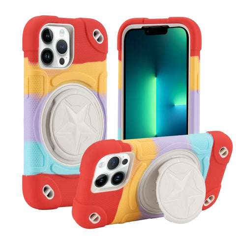 Shield PC Hybrid Silicone Phone Case, For iPhone 14, For iPhone 14 Pro Max, For iPhone 13 Pro Max, For iPhone 13