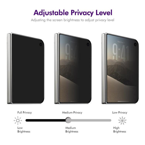 2 PCS/Pack ENKAY Hat-Prince 28 Degree Anti-peeping Tempered Glass Full Screen Film, For iPhone Duo Outer Screen, For iPhone 18 Pro, For iPhone 18 Pro Max, For iPhone 17 Pro Max, For iPhone 17 Pro, For iPhone 17, For iPhone Air, For iPhone 16 Pro Max   ...
