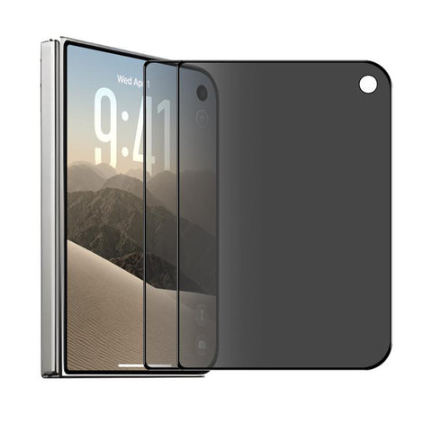 2 PCS/Pack ENKAY Hat-Prince 28 Degree Anti-peeping Tempered Glass Full Screen Film, For iPhone Duo Outer Screen, For iPhone 18 Pro, For iPhone 18 Pro Max, For iPhone 17 Pro Max, For iPhone 17 Pro, For iPhone 17, For iPhone Air, For iPhone 16 Pro Max   ...
