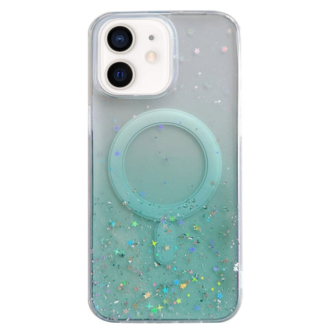 Glitter MagSafe Hybrid Clear TPU Phone Case, For iPhone 11 Pro Max, For iPhone 11, For iPhone 11 Pro