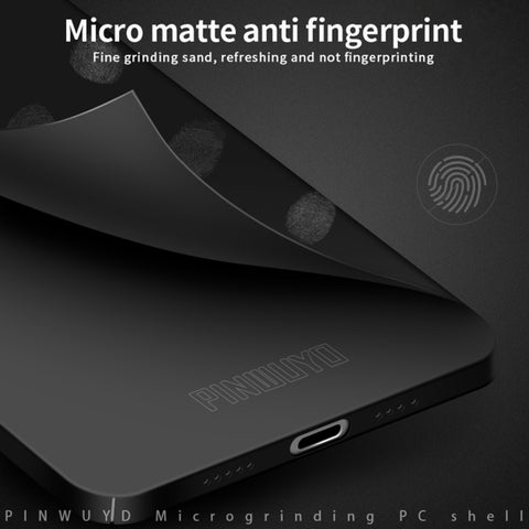 PINWUYO Micro-Frosted PC Ultra-thin Hard Phone Case with Magsafe Magnetic Ring, For iPhone 16 Pro Max, For iPhone 16 Pro, For iPhone 16 Plus, For iPhone 16, For iPhone 15 Pro Max, For iPhone 15 Pro, For iPhone 15 Plus, For iPhone 15