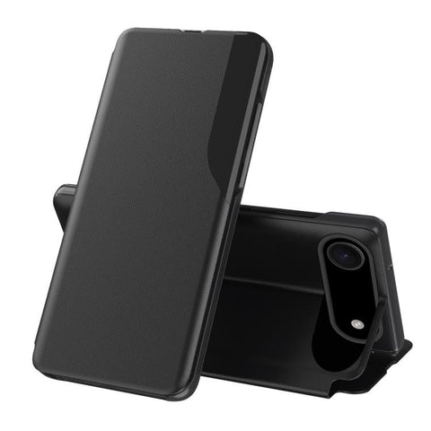 Side Display Flip Leather Phone Case, For iPhone 18 Pro / 17 Pro, For iPhone 18 Pro Max / 17 Pro Max, For iPhone 17e / 16e, For iPhone 17, For iPhone Air, For iPhone 16 Pro Max, For iPhone 16 Pro, For iPhone 16 Plus