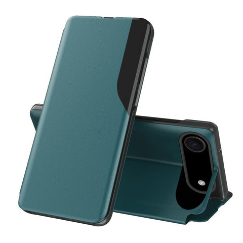 Side Display Flip Leather Phone Case, For iPhone 18 Pro / 17 Pro, For iPhone 18 Pro Max / 17 Pro Max, For iPhone 17e / 16e, For iPhone 17, For iPhone Air, For iPhone 16 Pro Max, For iPhone 16 Pro, For iPhone 16 Plus