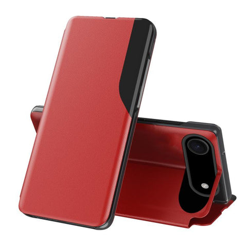 Side Display Flip Leather Phone Case, For iPhone 18 Pro / 17 Pro, For iPhone 18 Pro Max / 17 Pro Max, For iPhone 17e / 16e, For iPhone 17, For iPhone Air, For iPhone 16 Pro Max, For iPhone 16 Pro, For iPhone 16 Plus
