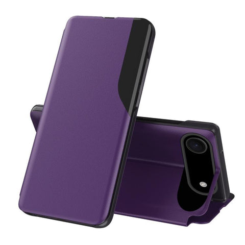 Side Display Flip Leather Phone Case, For iPhone 18 Pro / 17 Pro, For iPhone 18 Pro Max / 17 Pro Max, For iPhone 17e / 16e, For iPhone 17, For iPhone Air, For iPhone 16 Pro Max, For iPhone 16 Pro, For iPhone 16 Plus