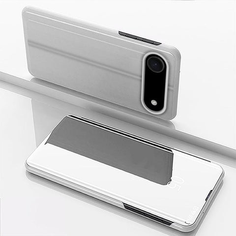 Plated Mirror Horizontal Flip Leather Phone Case with Holder, For iPhone 18 Pro / 17 Pro, For iPhone 18 Pro Max / 17 Pro Max, For iPhone 17e / 16e, For iPhone 17, For iPhone Air, For iPhone 16 Pro Max