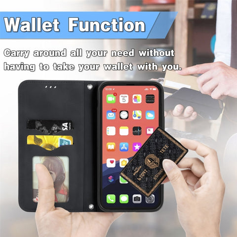 Retro Skin Feel Magnetic Leather Phone Case, For iPhone 15 Pro, For  iPhone 15 Plus, For iPhone 15, For  iPhone 14 Plus, For iPhone 14, For iPhone 14 Pro, For iPhone 14 Pro Max