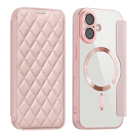 Shield Magsafe RFID Anti-theft Rhombus Leather Phone Case, For iPhone 18 Pro, For iPhone 18 Pro Max, For iPhone 17 Pro Max, For iPhone 17 Pro, For iPhone 17, For iPhone Air