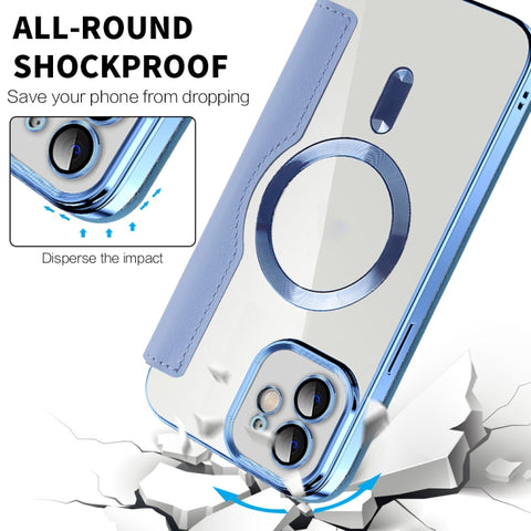 Shield Magsafe RFID Anti-theft Rhombus Leather Phone Case, For iPhone 18 Pro, For iPhone 18 Pro Max, For iPhone 17 Pro Max, For iPhone 17 Pro, For iPhone 17, For iPhone Air