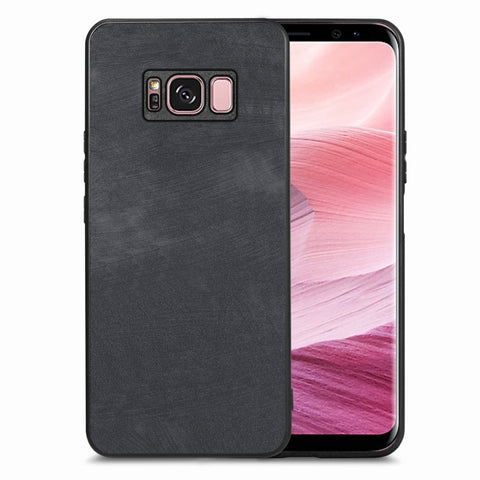 Vintage Leather PC Back Cover Phone Case, For Samsung Galaxy A30/A20, For Samsung Galaxy S8+
