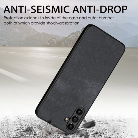 Vintage Leather PC Back Cover Phone Case, For Samsung Galaxy A30/A20, For Samsung Galaxy S8+