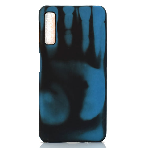 Paste Skin + PC Thermal Sensor Discoloration Case for Samsung A50, For Galaxy A50