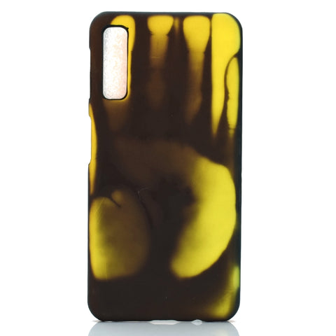 Paste Skin + PC Thermal Sensor Discoloration Case for Samsung A50, For Galaxy A50