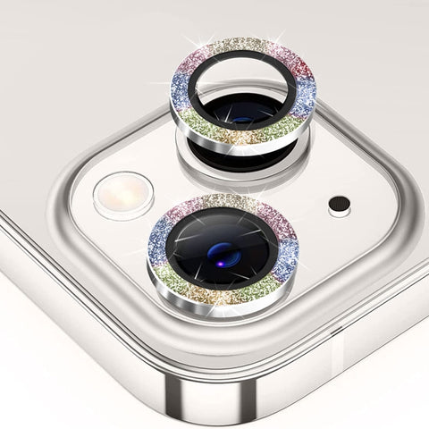 ENKAY Hat-Prince Glitter Rear Lens Aluminium Alloy Tempered Glass Film, For iPhone 17 Pro / 17 Pro Max, For iPhone 17, For iPhone Air, For iPhone 15 Pro / 15 Pro Max, For iPhone 15 / 15 Plus