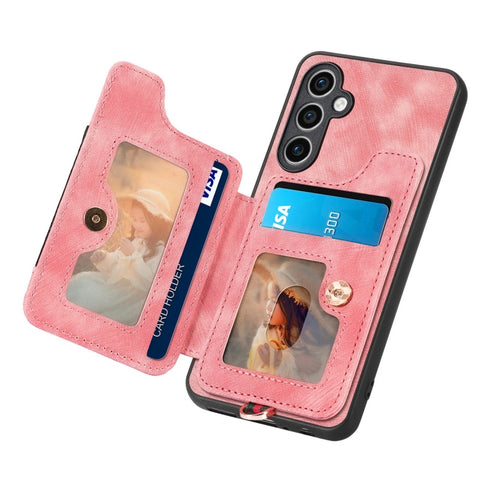 Retro Skin-feel Ring Multi-card Wallet Phone Case, For Samsung Galaxy S23 FE 5G, For Samsung Galaxy Note20  Ultra, For Samsung Galaxy Note20, For Samsung Galaxy Note10, For Samsung Galaxy Note10+