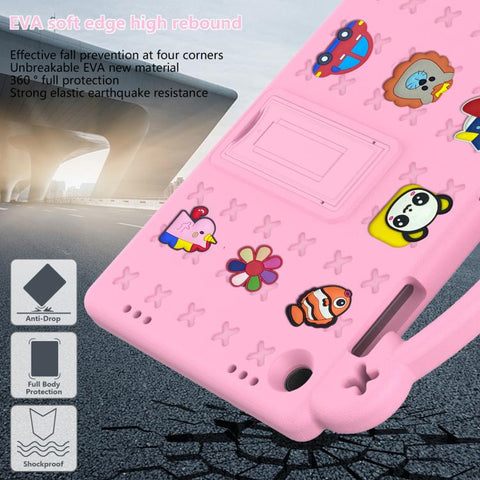 Handle Kickstand Children EVA Shockproof Tablet Case, For Samsung Galaxy Tab A11+ 2025, For Samsung Galaxy Tab A11 2025, For Samsung Galaxy Tab A9