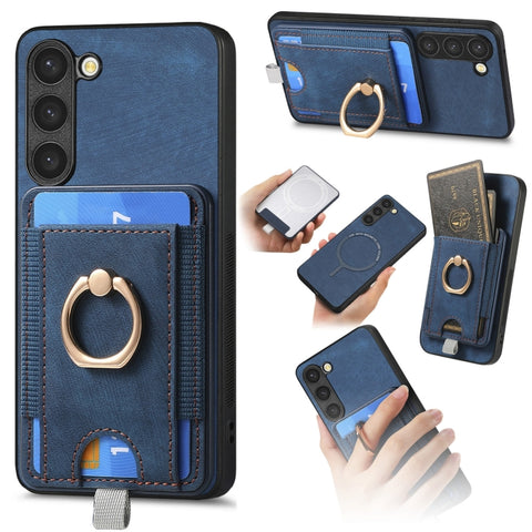 Retro Splitable Magnetic Card Bag Leather Phone Case, For Samsung Galaxy A22 4G, For Samsung Galaxy A22 5G, For Samsung Galaxy S21 FE 5G, For Samsung Galaxy A32 4G, For Samsung Galaxy A72 5G, For Samsung Galaxy A32 5G, For Samsung Galaxy S21 5G        ...