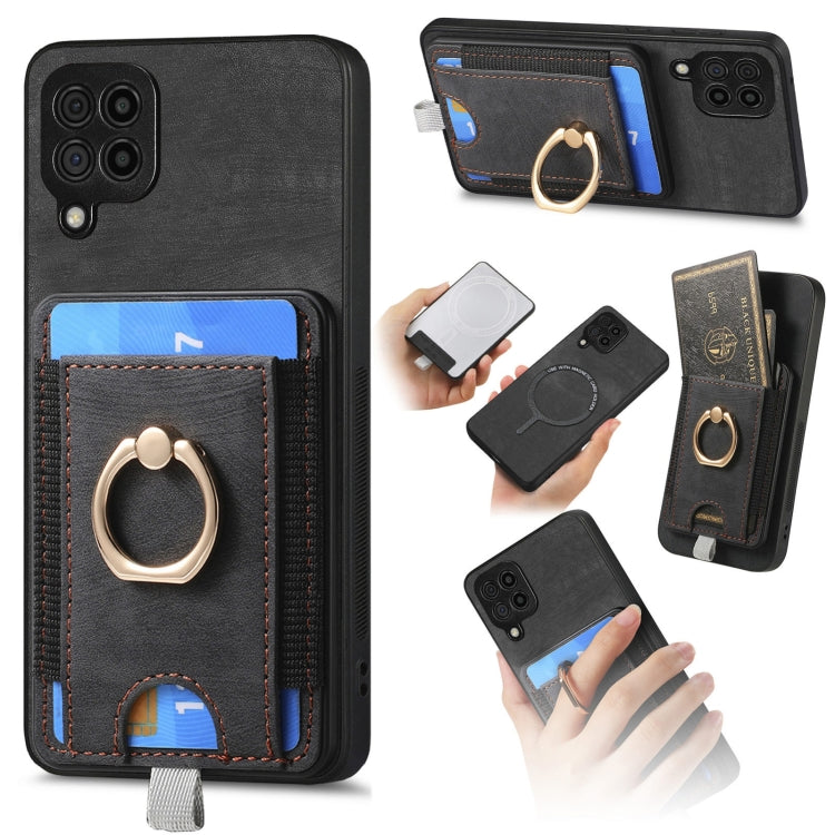 Retro Splitable Magnetic Card Bag Leather Phone Case, For Samsung Galaxy A22 4G, For Samsung Galaxy A22 5G, For Samsung Galaxy S21 FE 5G, For Samsung Galaxy A32 4G, For Samsung Galaxy A72 5G, For Samsung Galaxy A32 5G, For Samsung Galaxy S21 5G        ...