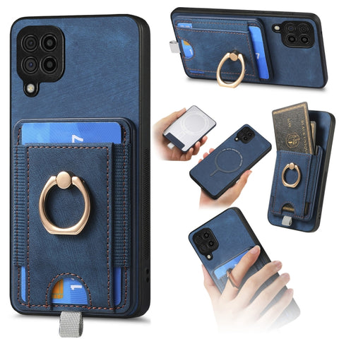 Retro Splitable Magnetic Card Bag Leather Phone Case, For Samsung Galaxy A22 4G, For Samsung Galaxy A22 5G, For Samsung Galaxy S21 FE 5G, For Samsung Galaxy A32 4G, For Samsung Galaxy A72 5G, For Samsung Galaxy A32 5G, For Samsung Galaxy S21 5G        ...