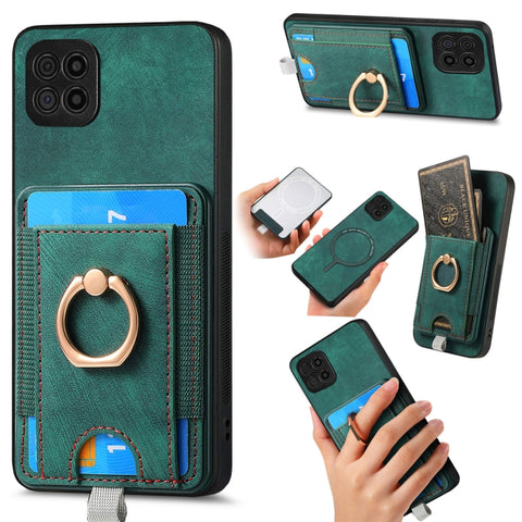 Retro Splitable Magnetic Card Bag Leather Phone Case, For Samsung Galaxy A22 4G, For Samsung Galaxy A22 5G, For Samsung Galaxy S21 FE 5G, For Samsung Galaxy A32 4G, For Samsung Galaxy A72 5G, For Samsung Galaxy A32 5G, For Samsung Galaxy S21 5G        ...