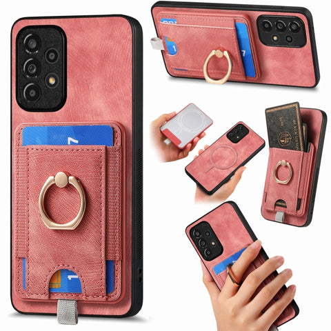 Retro Splitable Magnetic Card Bag Leather Phone Case, For Samsung Galaxy A22 4G, For Samsung Galaxy A22 5G, For Samsung Galaxy S21 FE 5G, For Samsung Galaxy A32 4G, For Samsung Galaxy A72 5G, For Samsung Galaxy A32 5G, For Samsung Galaxy S21 5G        ...