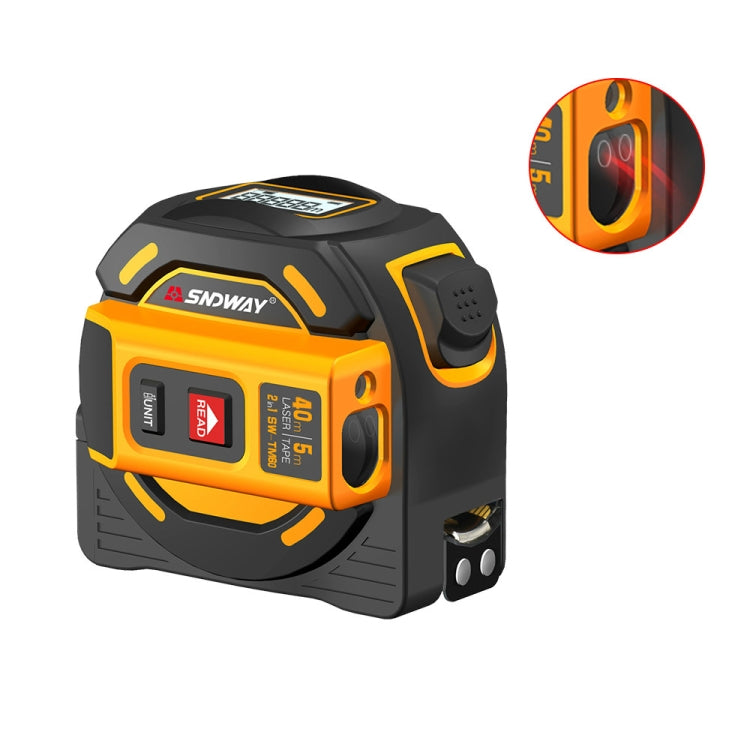 SNDWAY new Digital rangefinderLaser distance meter Tape multi function Self-Locking Hand Tool Device SW-TM40, SW-TM40