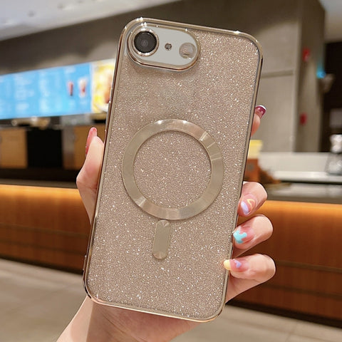 Glitter Electroplating MagSafe TPU Phone Case, For iPhone 15, For iPhone 14 Plus, For iPhone 14, For iPhone 14 Pro, For iPhone 14 Pro Max, For iPhone SE 2022 / 7 / 8