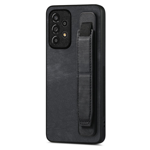 Retro Wristband Holder Leather Back Phone Case, For Samsung Galaxy S22 Ultra 5G, For Samsung Galaxy S22+ 5G, For Samsung Galaxy S22 5G, For Samsung Galaxy A13 5G, For Samsung Galaxy S21 FE 5G, For Samsung Galaxy A32 5G, For Samsung Galaxy S21 5G       ...