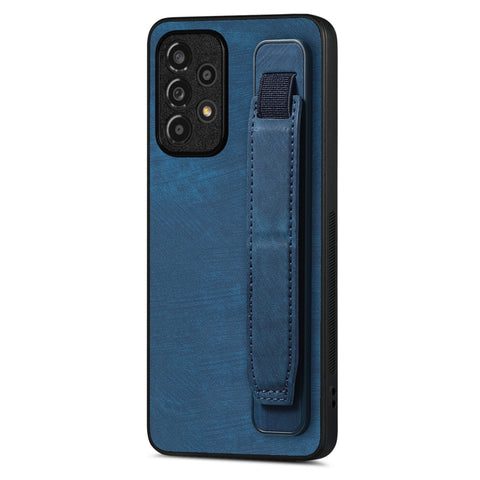 Retro Wristband Holder Leather Back Phone Case, For Samsung Galaxy S22 Ultra 5G, For Samsung Galaxy S22+ 5G, For Samsung Galaxy S22 5G, For Samsung Galaxy A13 5G, For Samsung Galaxy S21 FE 5G, For Samsung Galaxy A32 5G, For Samsung Galaxy S21 5G       ...