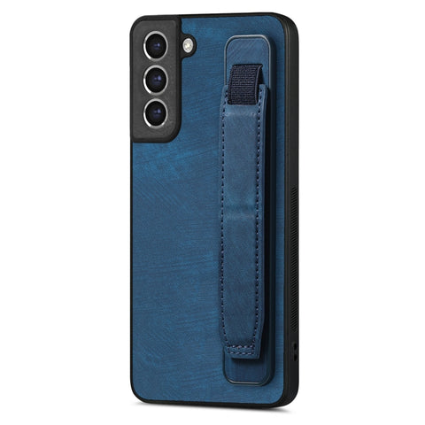 Retro Wristband Holder Leather Back Phone Case, For Samsung Galaxy S22 Ultra 5G, For Samsung Galaxy S22+ 5G, For Samsung Galaxy S22 5G, For Samsung Galaxy A13 5G, For Samsung Galaxy S21 FE 5G, For Samsung Galaxy A32 5G, For Samsung Galaxy S21 5G       ...