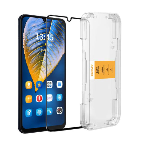 ENKAY Easy Install High Alumina Silicon Full Glass Film, For Samsung Galaxy A37 / A57, For Samsung Galaxy A17 / A26, For Samsung Galaxy M56, For Samsung Galaxy F16 / M16, For Samsung Galaxy F06 / M06, For Samsung Galaxy A36 / A56                       ...