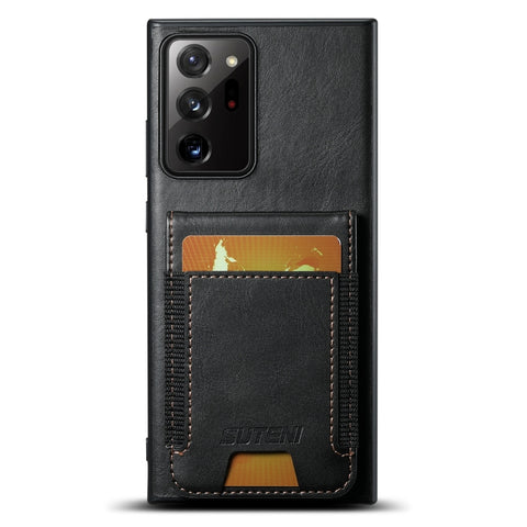 Suteni H03 Oil Wax Leather Wallet Stand Back Phone Case, For Samsung Galaxy S26+ 5G, For Samsung Galaxy S26 Ultra 5G, For Samsung Galaxy S25+ 5G, For Samsung Galaxy S25 Ultra 5G, For Samsung Galaxy S24 Ultra 5G, For Samsung Galaxy S24+ 5G              ...