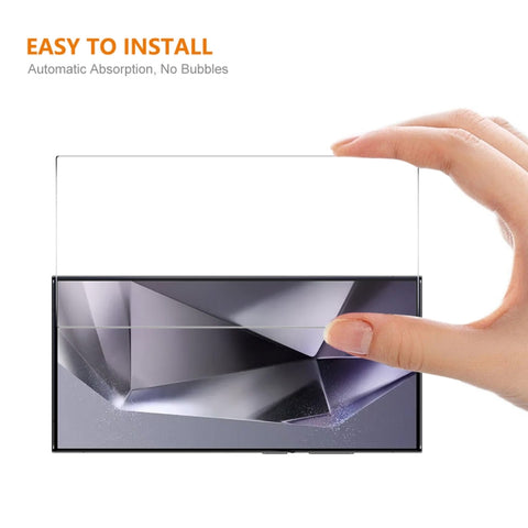 ENKAY Easy Install 0.18mm High Alumina Silicon Full Glass Film, Support Ultrasonic Unlock, For Samsung Galaxy S24 Ultra 5G, For Samsung Galaxy S24+ 5G, For Samsung Galaxy S24 5G, For Samsung Galaxy S23+ 5G / S22+ 5G, For Samsung Galaxy S23 5G / S22 5G