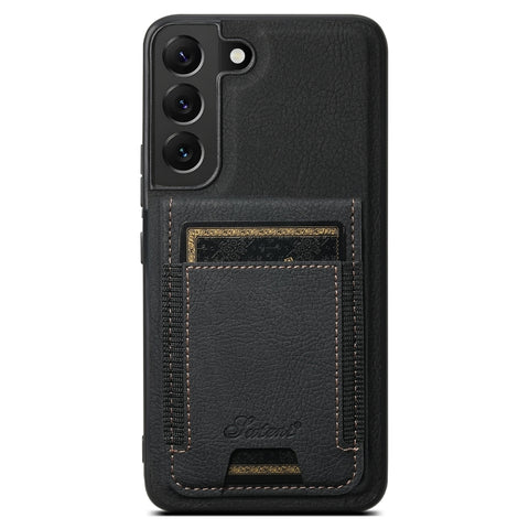 Suteni H17 Litchi Texture Leather MagSafe Detachable Wallet Phone Case, For Samsung Galaxy S26+ 5G, For Samsung Galaxy S26 Ultra 5G, For Samsung Galaxy S25 5G, For Samsung Galaxy S25+ 5G, For Samsung Galaxy S25 Ultra 5G, For Samsung Galaxy S24 Ultra 5G...