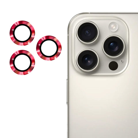 ENKAY 9H Rear Lens Aluminium Alloy Tempered Glass Film, For iPhone 16 Pro / 16 Pro Max