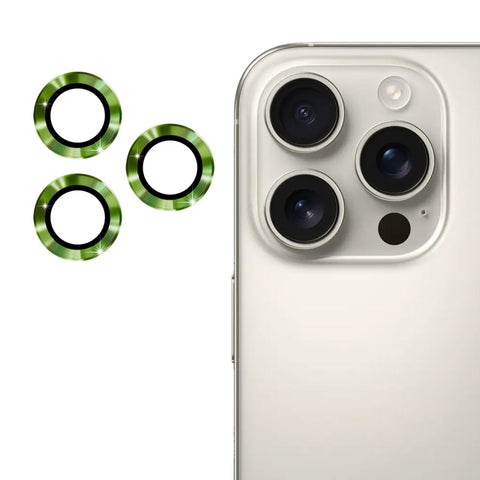 ENKAY 9H Rear Lens Aluminium Alloy Tempered Glass Film, For iPhone 16 Pro / 16 Pro Max