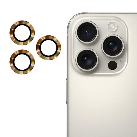 ENKAY 9H Rear Lens Aluminium Alloy Tempered Glass Film, For iPhone 16 Pro / 16 Pro Max