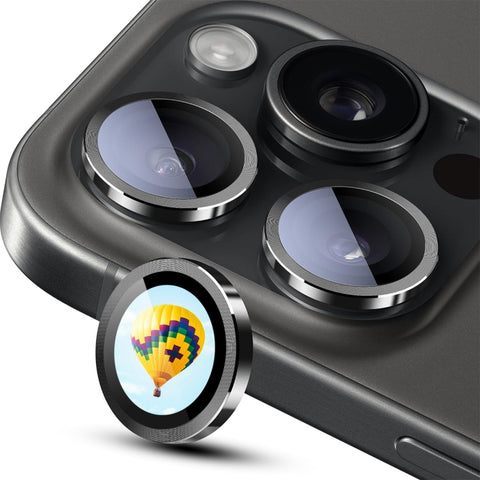 ENKAY Hat-Prince AR 9H Rear Lens Aluminium Alloy Tempered Glass Film, For iPhone 16 Pro / 16 Pro Max