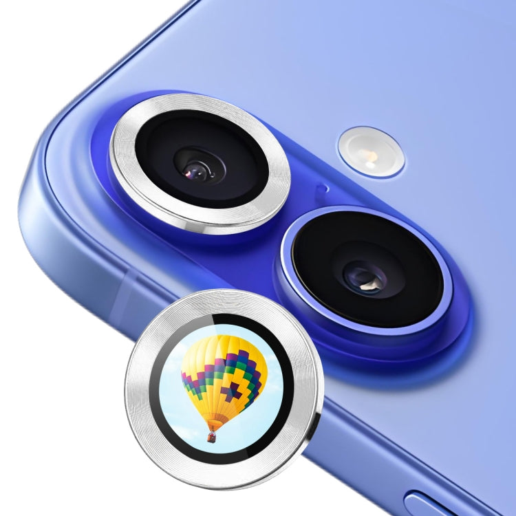 ENKAY Hat-Prince AR 9H Rear Lens Aluminium Alloy Tempered Glass Film, For iPhone 16 / 16 Plus
