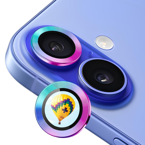 ENKAY Hat-Prince AR 9H Rear Lens Aluminium Alloy Tempered Glass Film, For iPhone 16 / 16 Plus