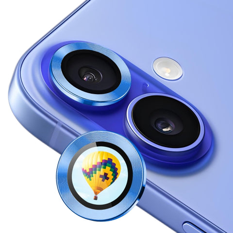 ENKAY Hat-Prince AR 9H Rear Lens Aluminium Alloy Tempered Glass Film, For iPhone 16 / 16 Plus