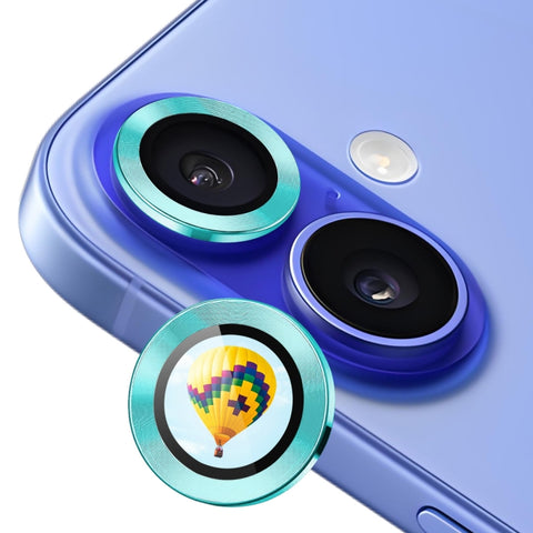 ENKAY Hat-Prince AR 9H Rear Lens Aluminium Alloy Tempered Glass Film, For iPhone 16 / 16 Plus