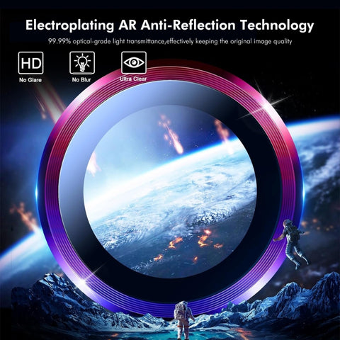 ENKAY Hat-Prince AR 9H Rear Lens Aluminium Alloy Tempered Glass Film, For iPhone 16 / 16 Plus