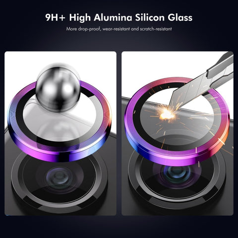 ENKAY Hat-Prince AR 9H Rear Lens Aluminium Alloy Tempered Glass Film, For iPhone 16 / 16 Plus